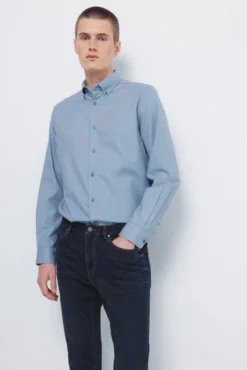 Calça jeans skinny azul bem escura