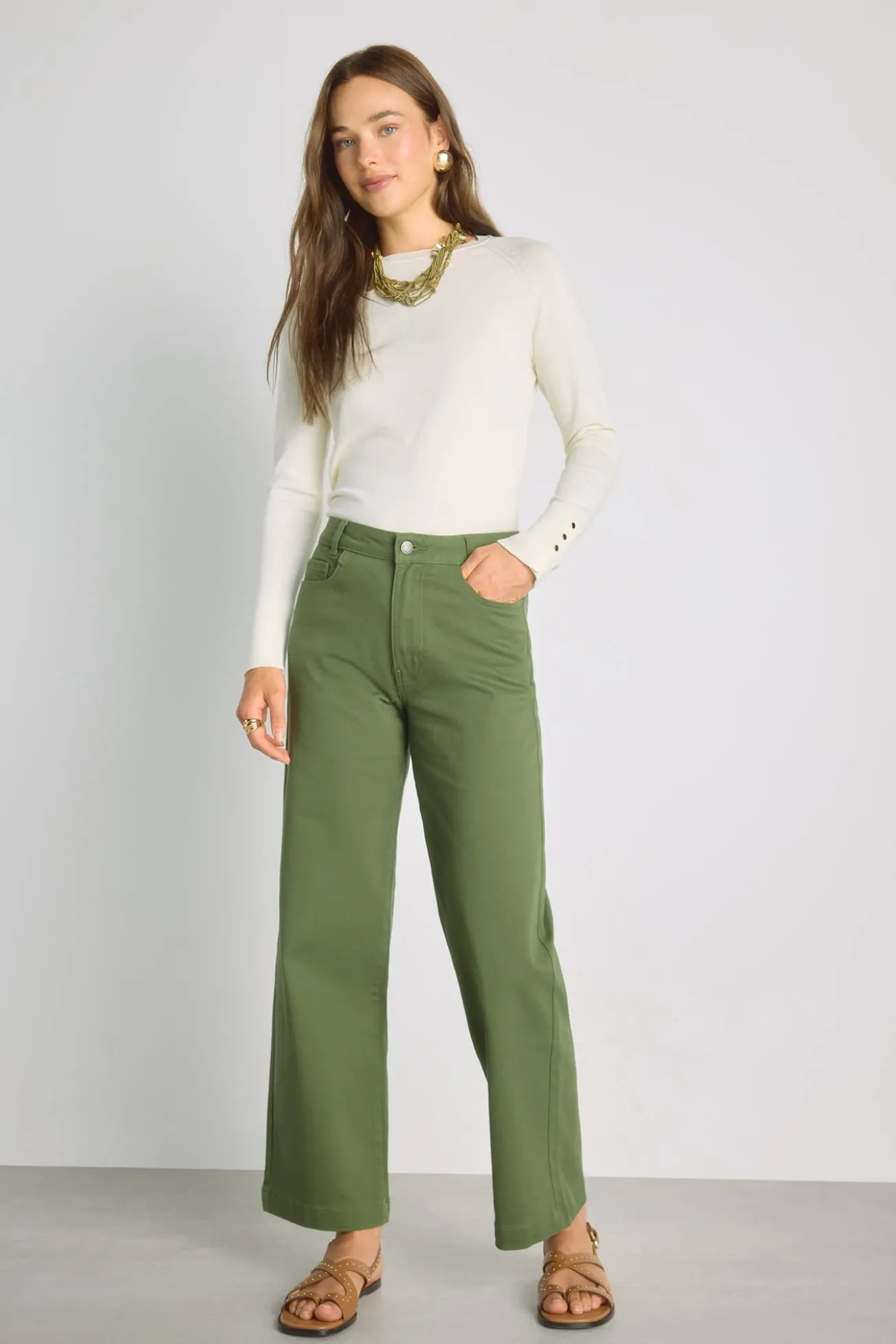 Calça larga