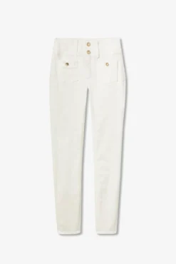 Calça Megan Cropped Flare Cintura Alta