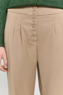 Calça retas de cintura alta