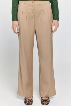 Calça retas de cintura alta