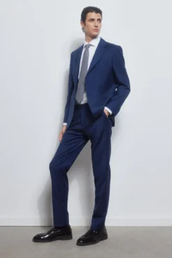 Calças azuis bi-stretch slim