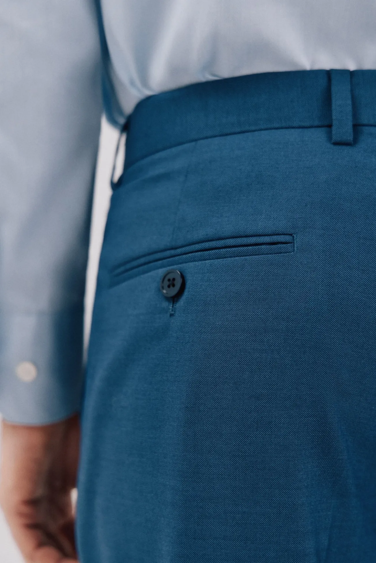 Calças azuis slim fit