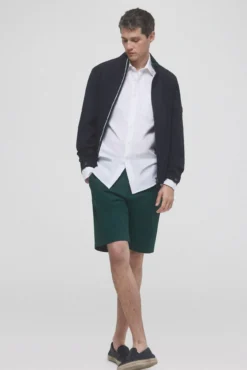 Calças bermuda chino premium flex