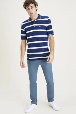 Calças chino corte slim Smart 360 Flex Alpha