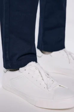 Calças chino estampado slim fit