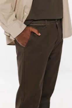 Calças chino estampado slim fit