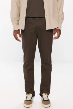 Calças chino estampado slim fit
