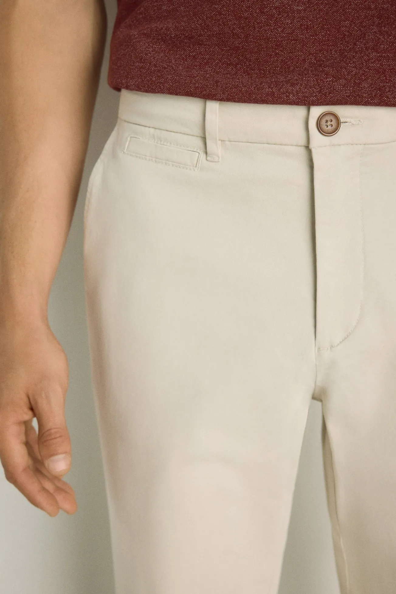 Calças chino regular fit