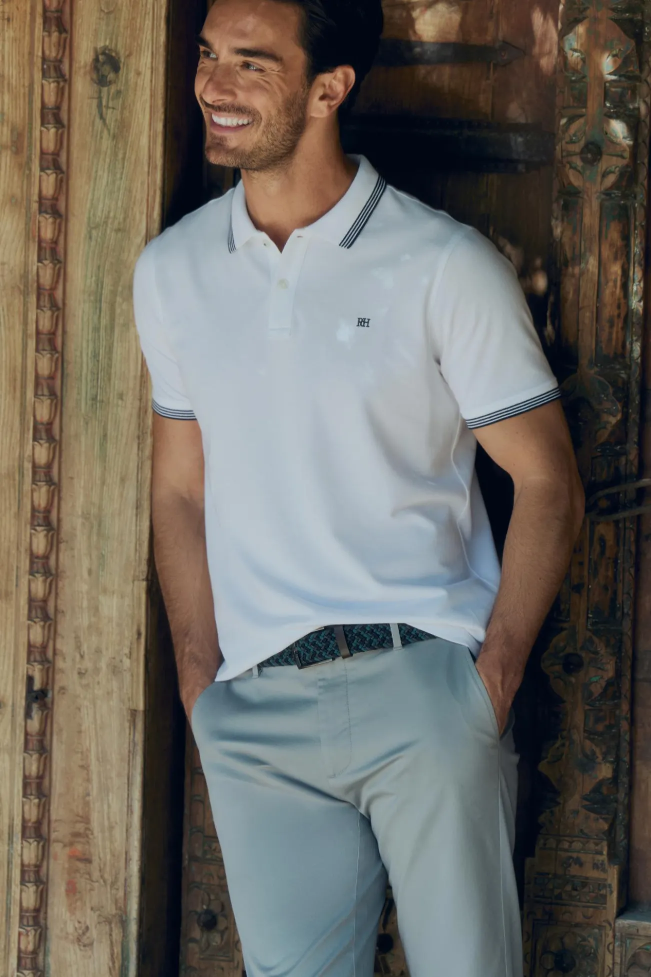 Calças chino slim fit