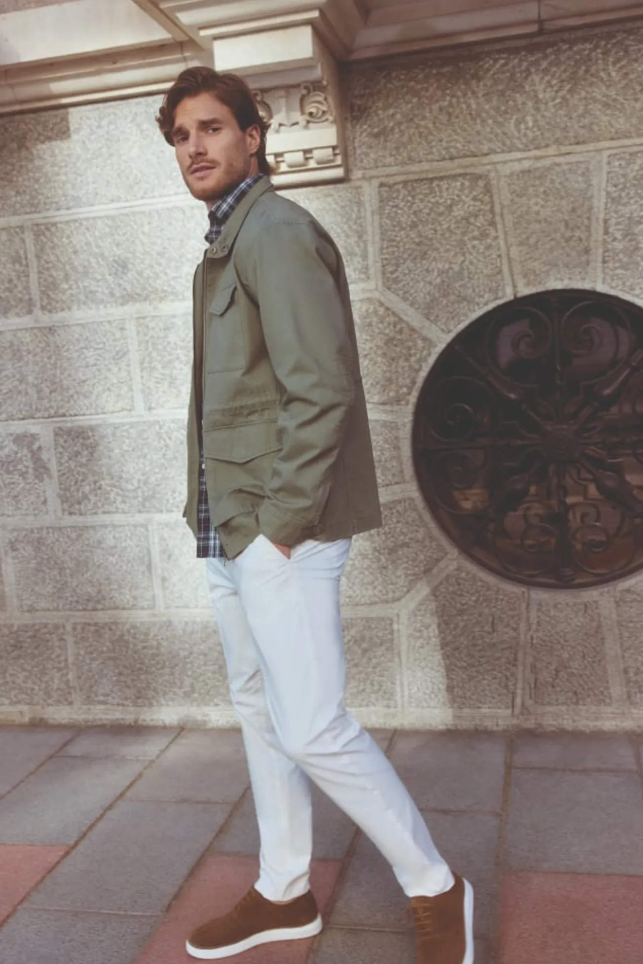 Calças chino slim fit