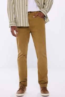 Calças coloridas slim fit
