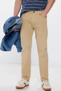 Calças coloridas slim fit