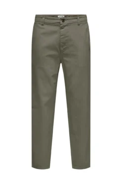Calças de ajuste cônico masculino