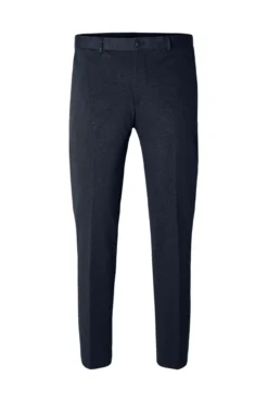 Calças de fato Slim Fit confecionadas com materiais reciclados.