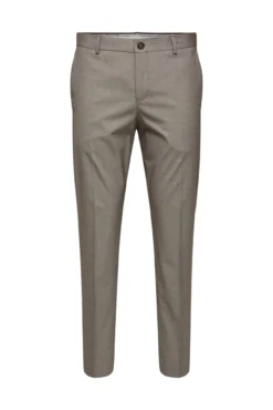 Calças de fato slim fit estrutura