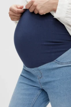 Calças de ganga slim maternity