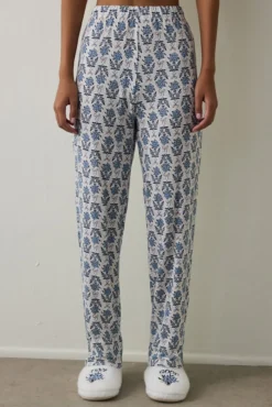 Calças de pijama térmica Floral Tea Time
