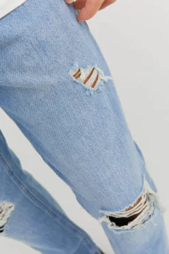 Calças jeans Frank azul cropped