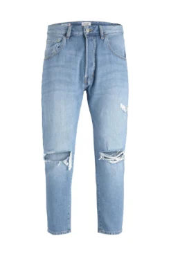Calças jeans Frank azul cropped