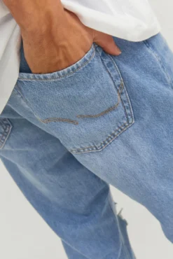 Calças jeans Frank azul cropped