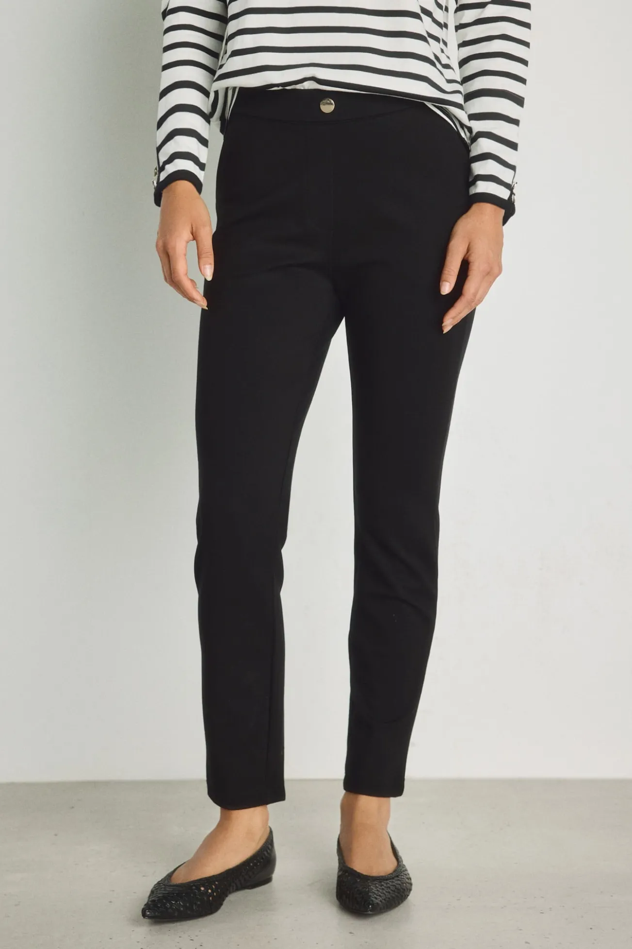 Calça slim fit confortável
