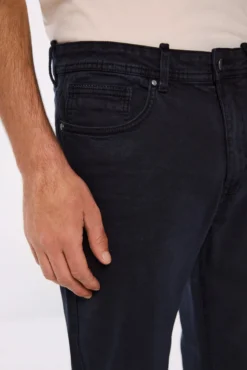 Calça slim fit lavada colorida