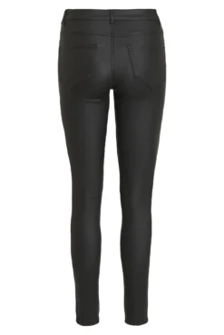 Calças skinny fit encerado
