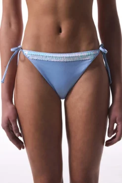 Calcinha de biquíni azul clássica