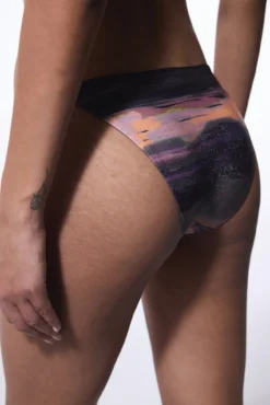 Calcinha de biquíni clássica com glitter