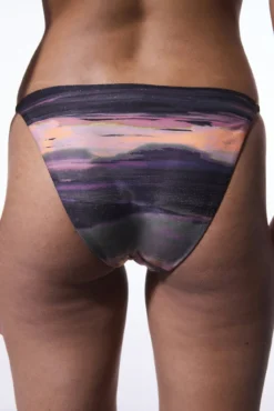Calcinha de biquíni clássica com glitter