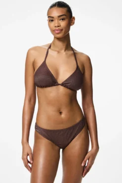 Calcinha de biquíni lurex