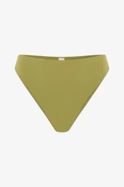Calcinha de biquíni midi verde