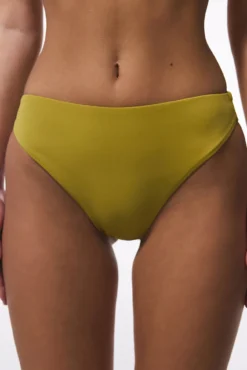 Calcinha de biquíni midi verde