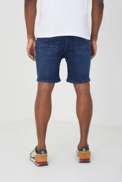 Calções denim skinny