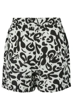 Calções em viscose ECOVERO™ estampados