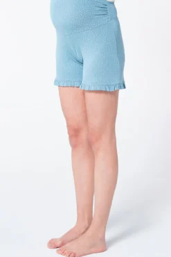 Calções pijama maternity estampagem folhos