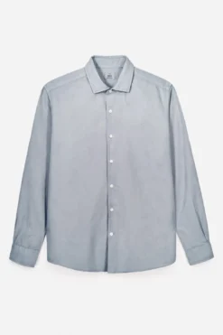Camisa algodão linho manga comprida