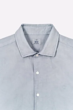 Camisa algodão linho manga comprida
