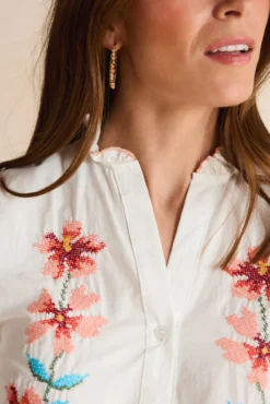 Camisa bordada Fiona