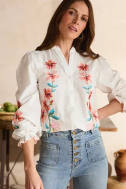 Camisa bordada Fiona