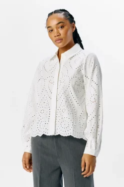 Camisa bordado inglesa