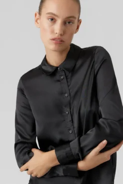 Camisa básica de mujer manga larga