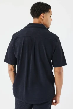 Camisa casual texturizada