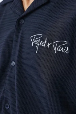 Camisa casual texturizada