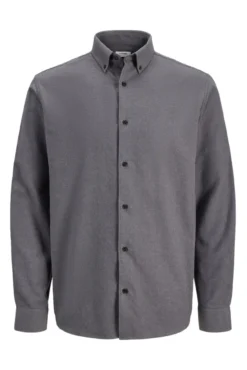 Camisa clássica de sarja