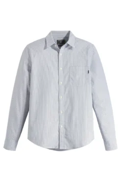 Camisa com botões de corte slim Icon