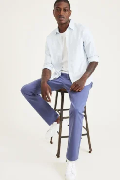 Camisa com botões de corte slim Icon