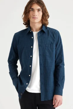 Camisa com botões slim fit Icon