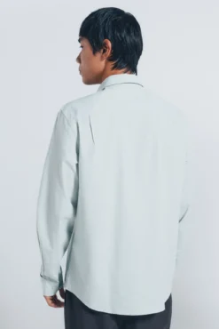 Camisa de algodão com debrum